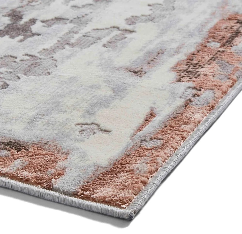 Tappeto grigio e rosa , 120 x 170 cm Apollo - Think Rugs