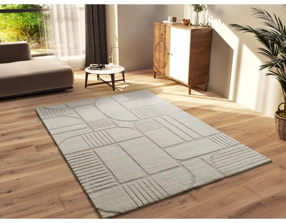 Tappeto crema 120x170 cm Snowy - Universal