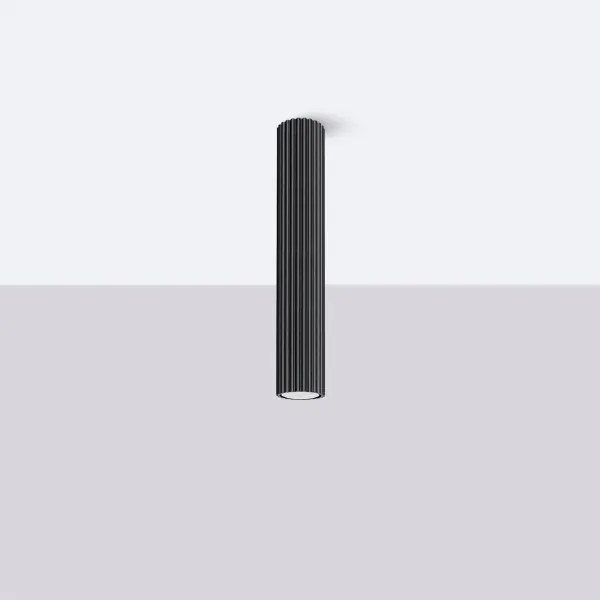 Sollux SL.1571 - Faretto KARBON 1xGU10/10W/230V 40 cm nero