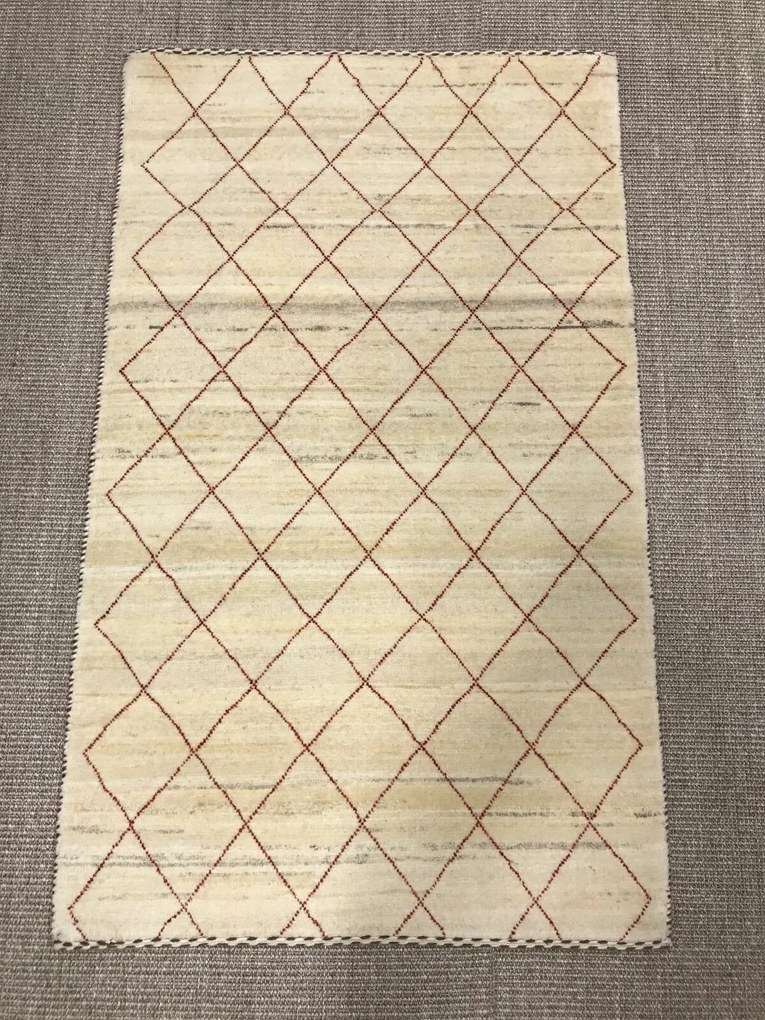 Loribaft Tappeto 80 x 120 Beige (Iran) Annodato A Mano
