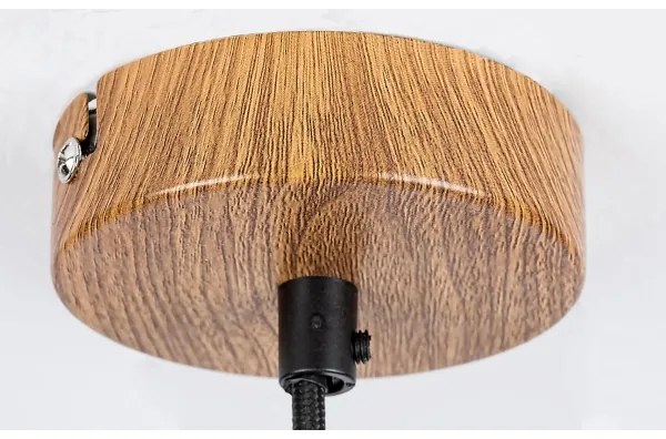 Rabalux 72141 - Lampadario a cavo TANNO 1xE27/25W/230V rovere