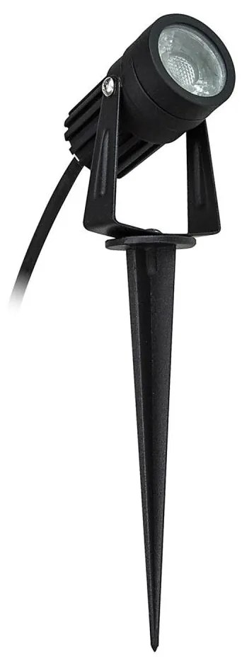 Lampada LED da esterno LED/3W/230V 2800K IP67 nero