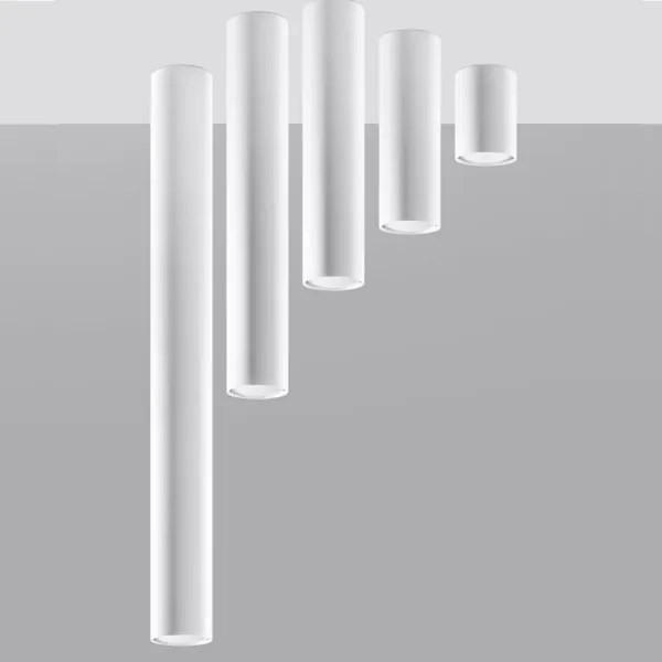 Sollux SL.0997 - Faretto LAGOS 1xGU10/10W/230V 20 cm bianco