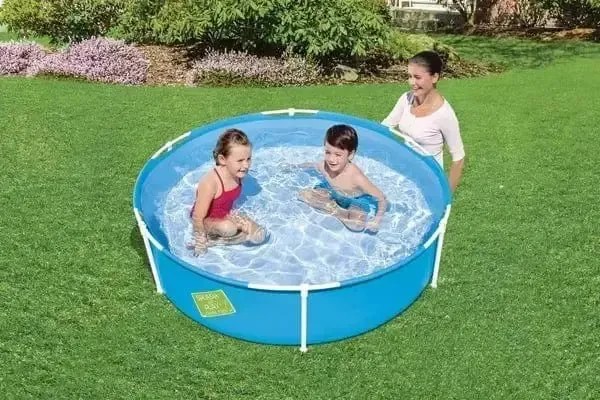 Piscina Splash Frame 152x38 con Telaio Galvanizzato e Pareti in PVC