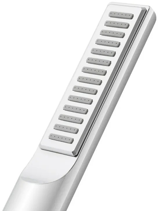Doccetta monogetto da 23,5 cm cromo lucido in ABS anticalcare Hidra