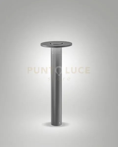 Elite paletto grigio scuro per esterno cm.65 10w 3000k 1309lm