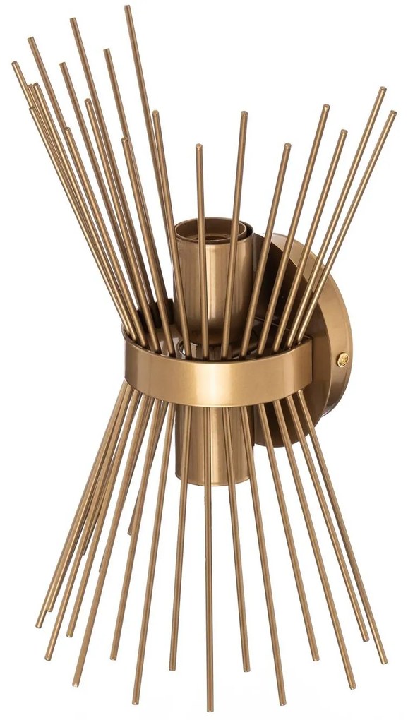 Opviq Applique Kirpi 3092 su/giù larghezza 23cm oro