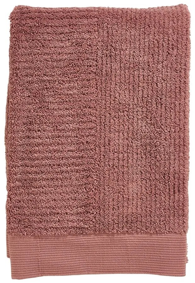 Asciugamano tipo terry rosso in cotone 70x140 cm Classic – Zone
