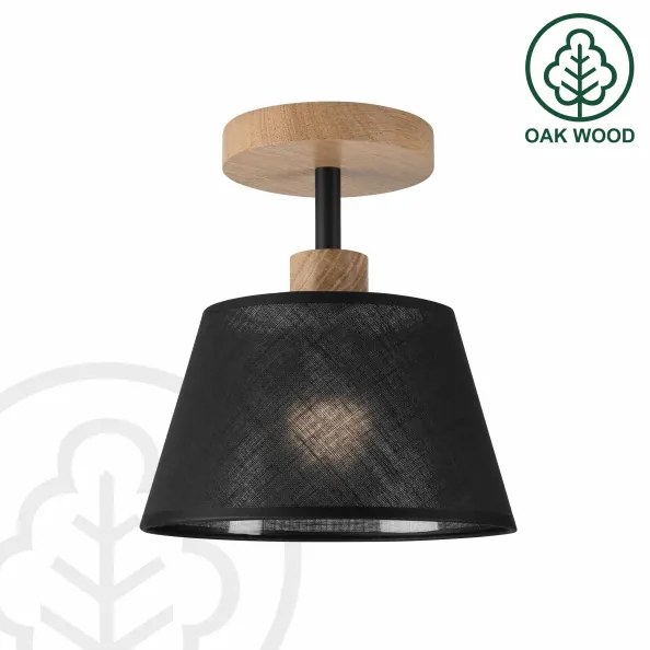 Brilagi - LED  Lampadario a plafone ANTHONY 1xE14/60W/230V quercia/nero