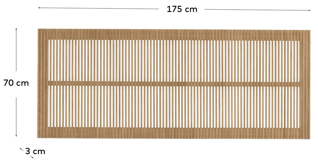 Kave Home - Testiera Beyla in legno massello di frassino per letto da 160 cm FSC 100%