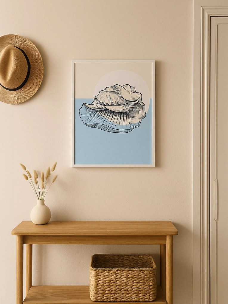 Sinsay - Quadro con tema marino - bianco