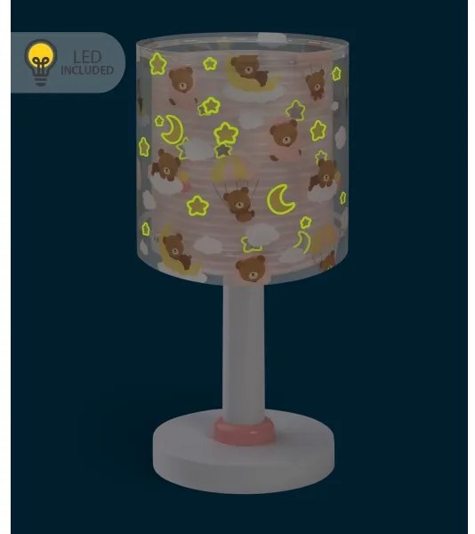Dalber 41571S - Lampada LED per bambini BABY TEDDY 1xG4/4W/230V rosa