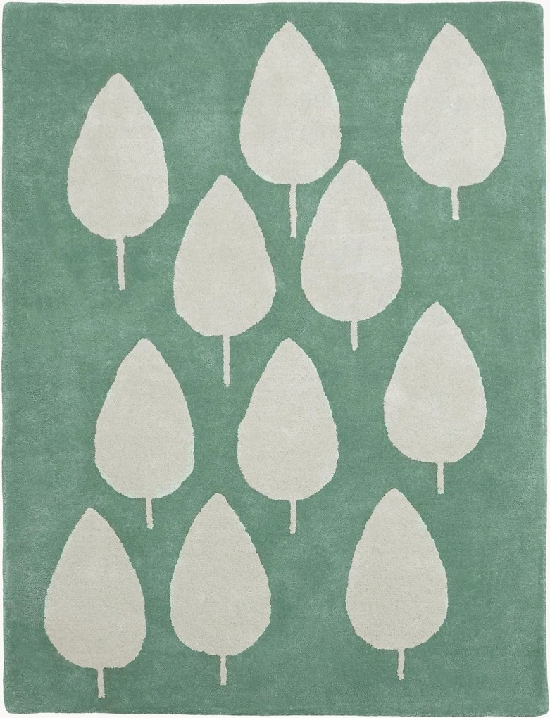 Tappeto per bambini fatto a mano Forest Green, varie misure