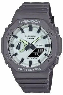 Orologio Uomo Casio G-Shock GA-2100HD-8AER Bianco (Ø 44,5 mm)