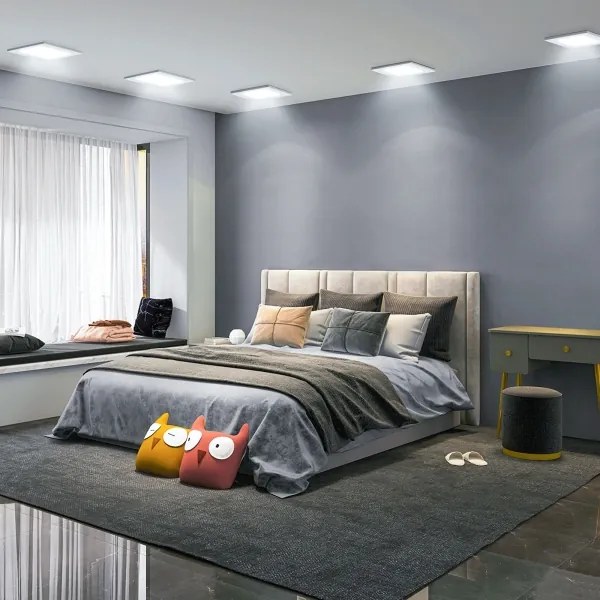 Aigostar - Lampada da incasso LED/12W/230V 6500K 17,5x17,5 cm bianca