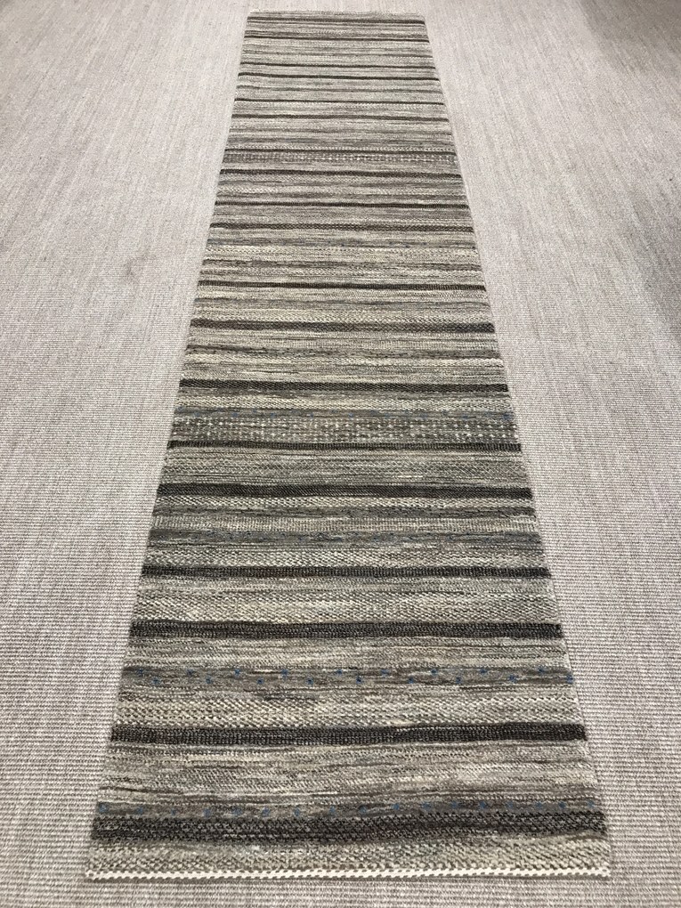 Loribaft Tappeto 80 x 340 Beige (Iran) Annodato A Mano