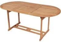 Tavolo da Giardino 180x90x75 cm in Massello di Teak 43030