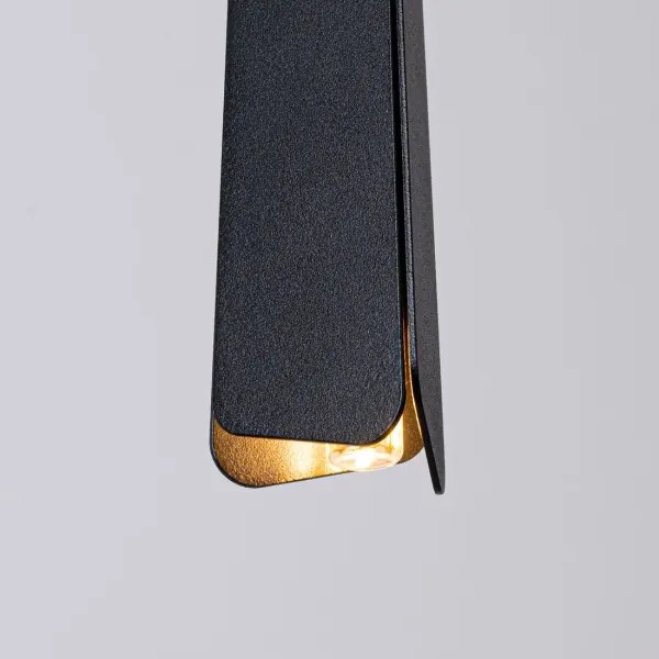 Sollux SL.1400 - Lampadario a sospensione con filo PRYSM 1xG9/8W/230V nero