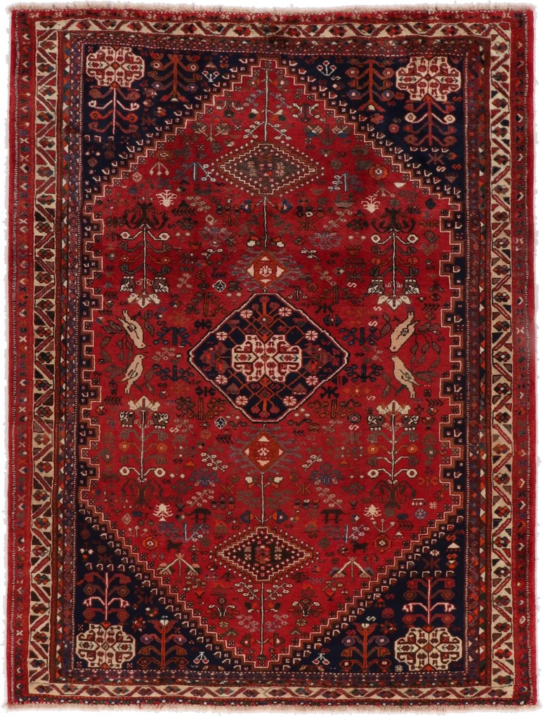 Shiraz Tappeto 280 x 210 (Iran) Annodato A Mano