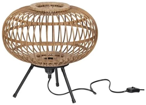 Lampada da tavolo BASICLABEL 1xE27/40W/230V bambù
