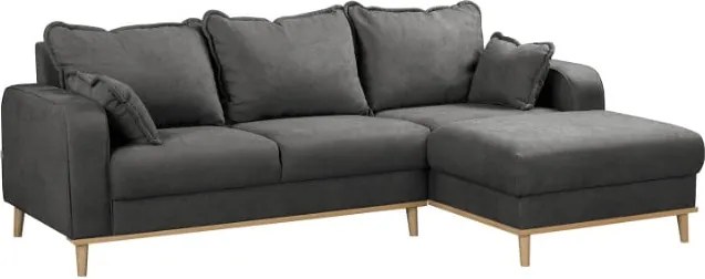 Divano angolare grigio scuro (angolo destro) Beata - Ropez