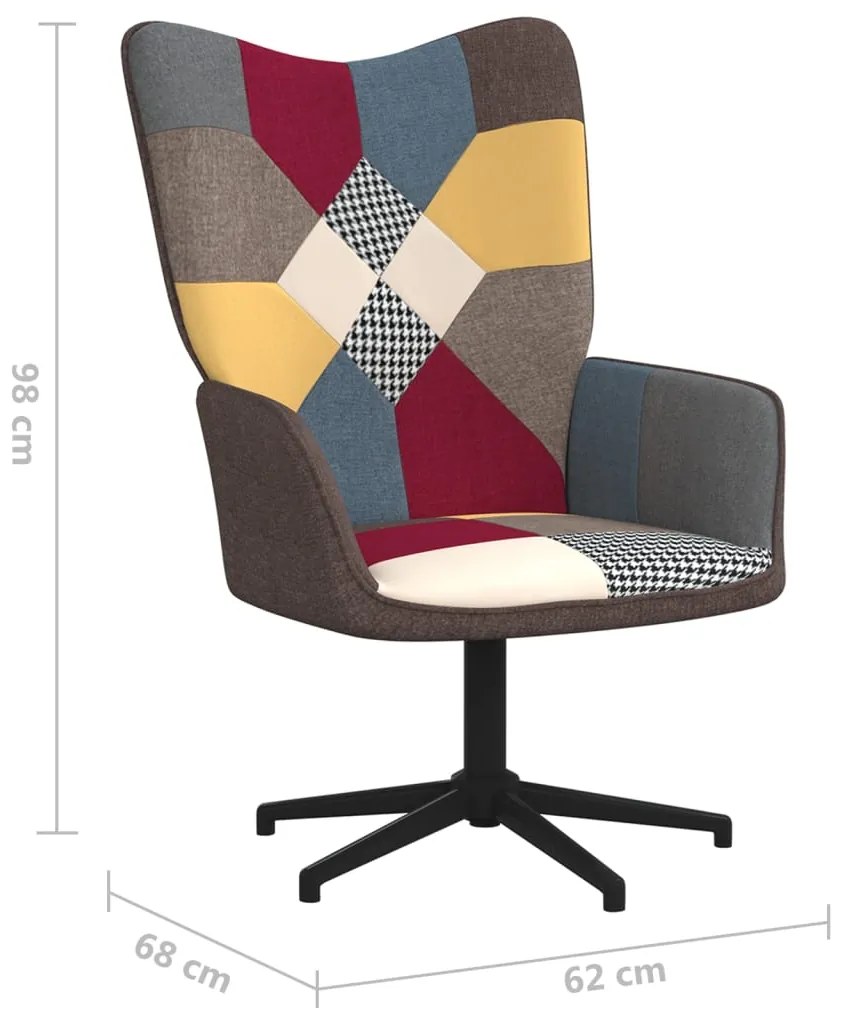 Poltrona Relax in Tessuto Patchwork
