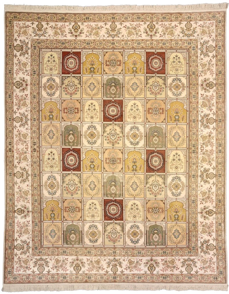 Ghom Tappeto orientale 300 x 250 Beige (Cina) Annodato A Mano