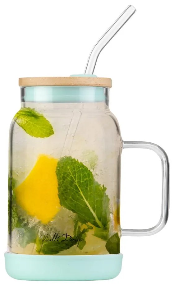 Barattolo con cannuccia 600 ml Fuori – Vialli Design