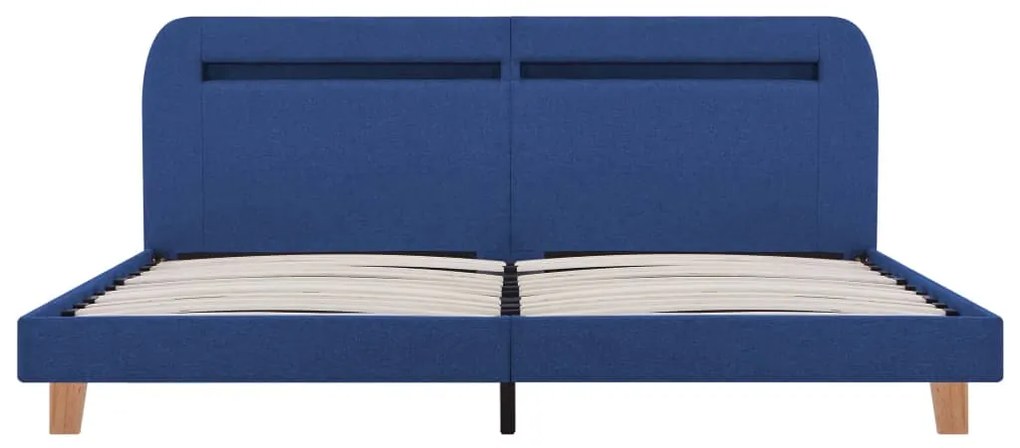 Giroletto con luci led blu in tessuto 160x200 cm