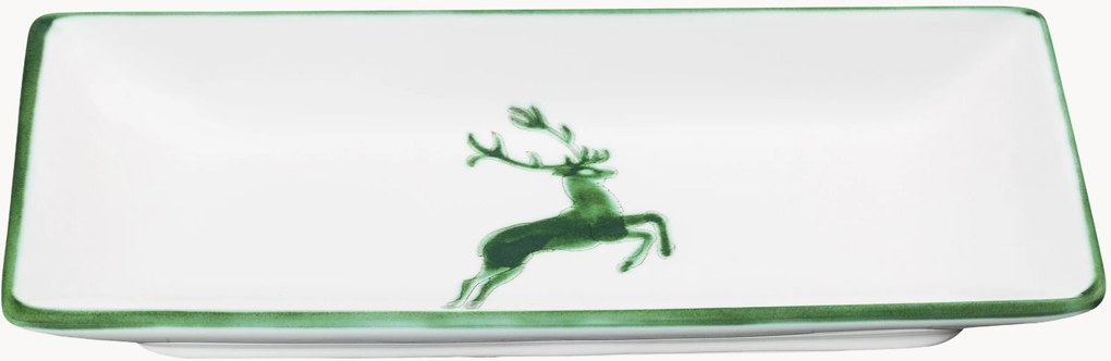 Piatto da portata fatto a mano Grüner Hirsch