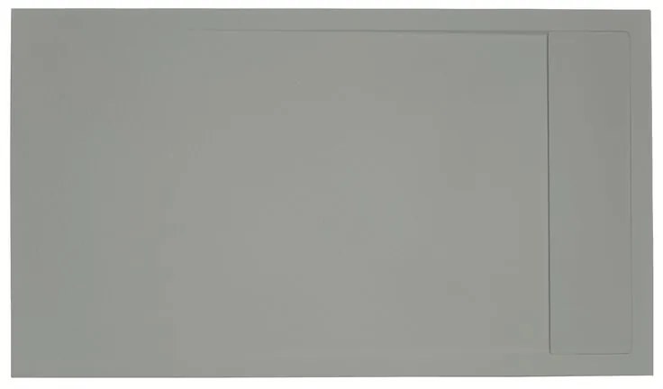 Piatto doccia SENSEA in resina Neo grigio L 70 x L 120 x H 3 cm opaco effetto pietra