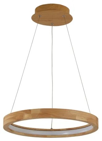 Brilagi - Lampadario LED a cavo UMEA WOOD LED/30W/230V Ø 40 cm legno di Hevea