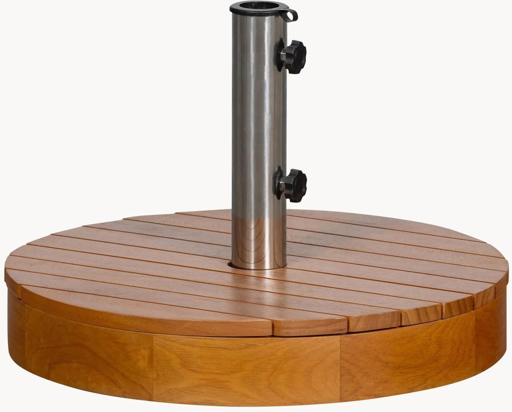 Base per ombrellone in legno di eucalipto Monica