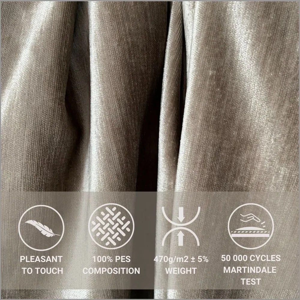 Letto matrimoniale imbottito beige con spazio contenitivo e rete 180x200 cm Aruba L - Maison de Rêve