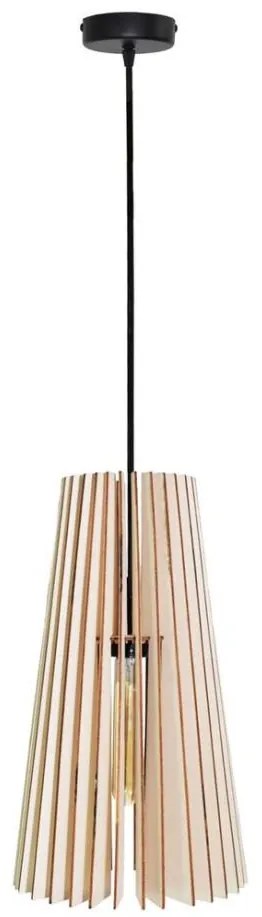 Lampadario su corda CONE 1xE27/24W/230V