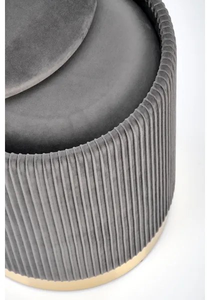 SET 2x Tabacco MONTY diametro 36/66 cm grigio/oro