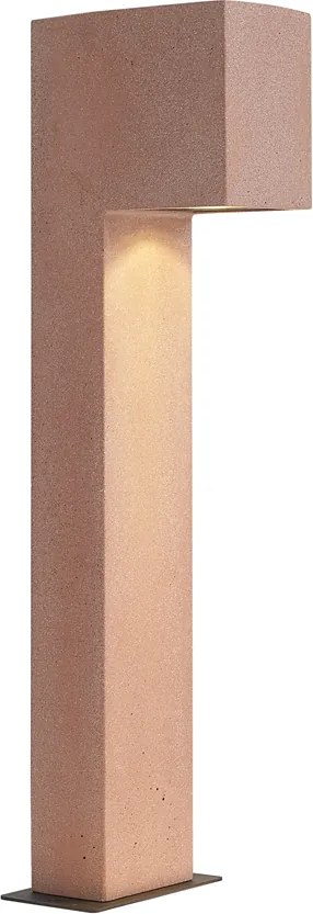 Lampione da esterno moderno terracotta 65cm IP44 - Pompei