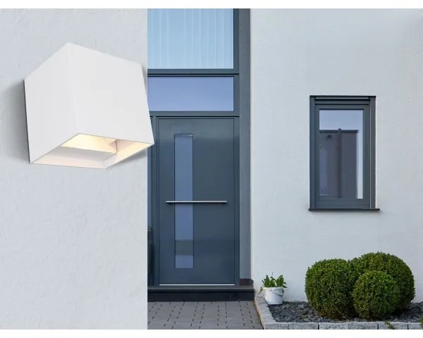 Globo 34168WS - Applique a LED da esterno VERONIKA 2xLED/3W/230V IP44 bianco