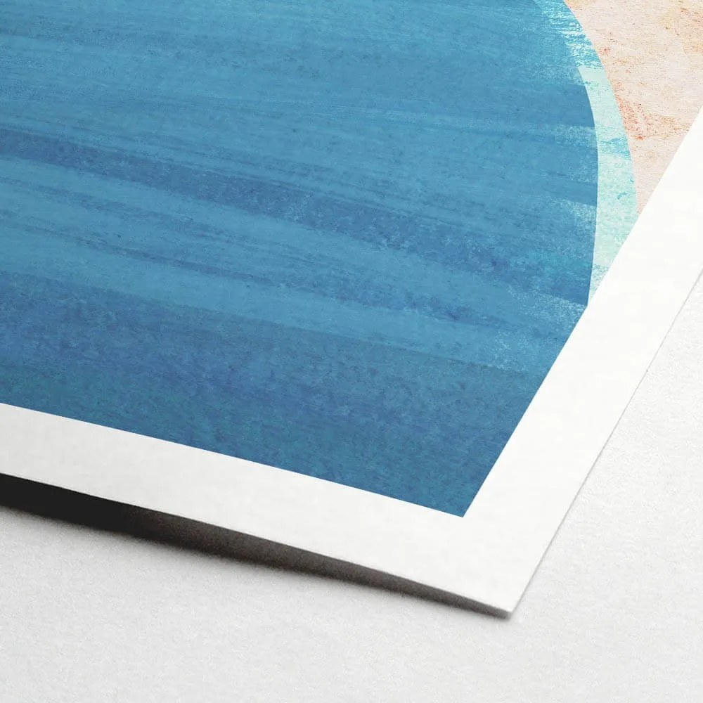 Poster 30x40 cm Paradise Beach – Travelposter