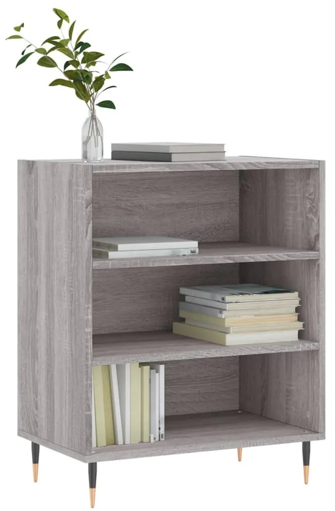 Credenza grigio sonoma 57x35x70 cm in legno multistrato