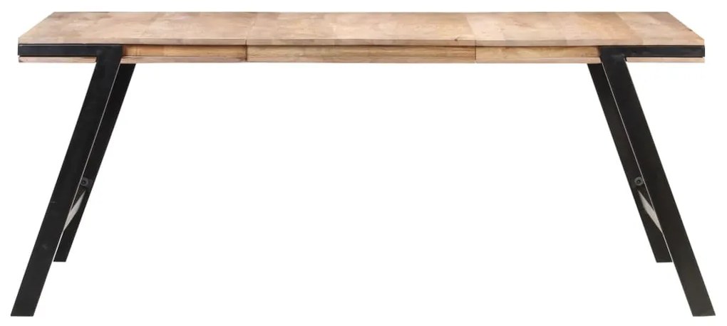 Tavolo da pranzo 180x90x76 cm in legno massello di mango