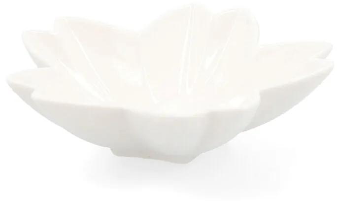 Vassoio per aperitivi Quid Select Fiore Ceramica Bianco (11 cm) (Pack 6x)