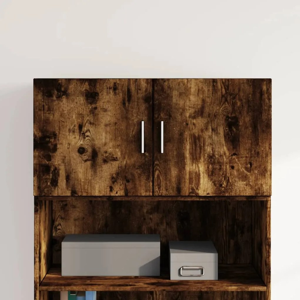 Mobile A Parete Rovere Fumo 80x42,5x40 Cm İn Legno Multistrato /