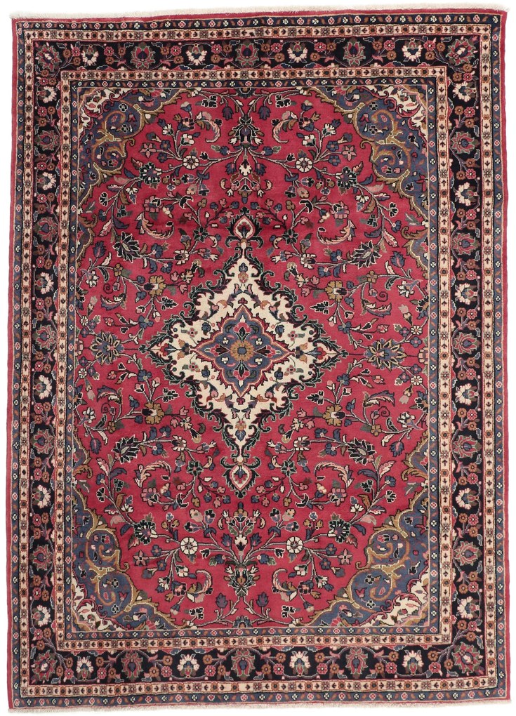 Hamedan Tappeto 210x290 (Iran) Annodato A Mano
