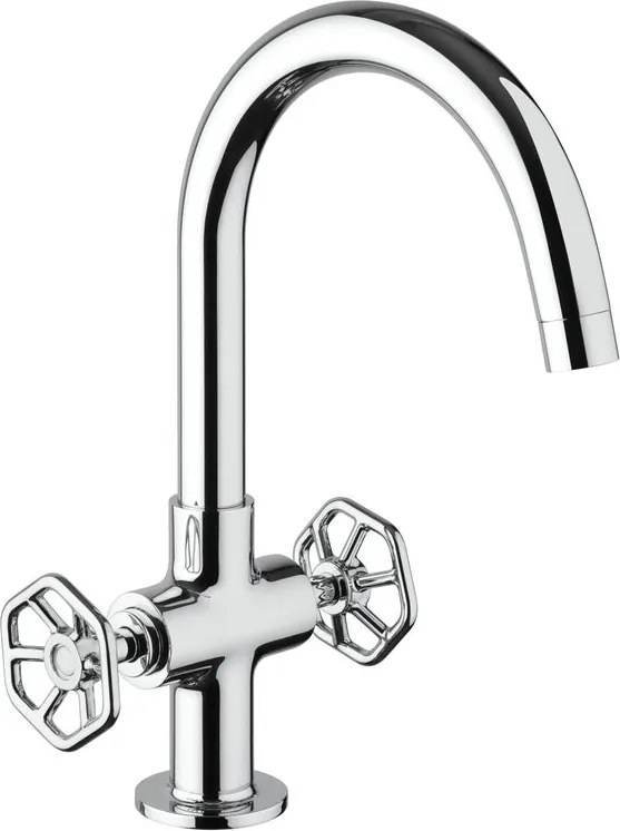 Rubinetto per lavabo Flower cromato lucido JACUZZI RUBINETTERIA