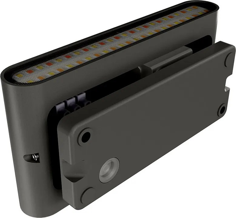 Applique LED 12W Bidirezione IP65 CCT con LED OSRAM - Antracite
