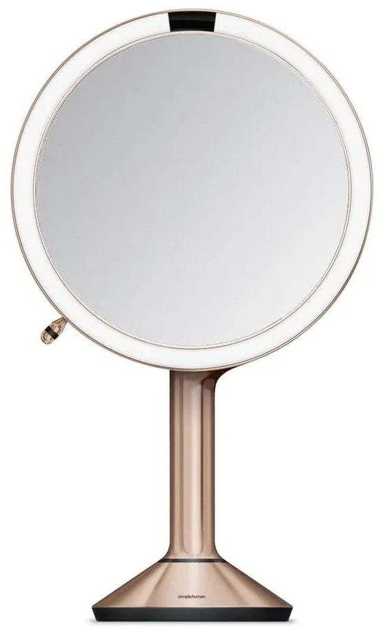 Specchio per make-up con illuminazione/con ingrandimento (5x) ø 20 cm Sensor Trio – simplehuman