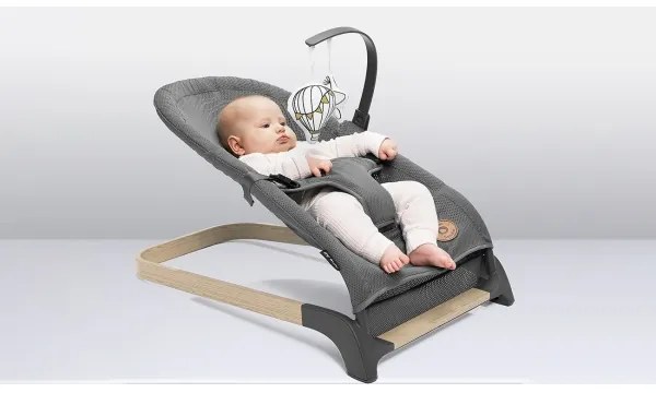 Lionelo - Altalena per bambini JUNE grigio