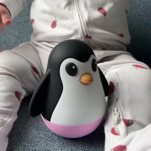 Pinguino oscillante, rosa