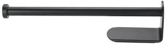 WENKO 53214100 - Portarotolo NIO 27,5x7 cm nero